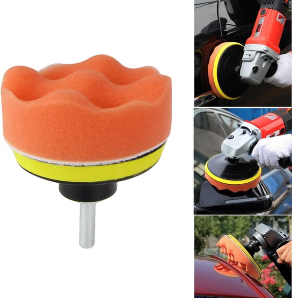 SunTop 125mm/5 tums bilpoleringssvamp, poleringstillbehör-FX-