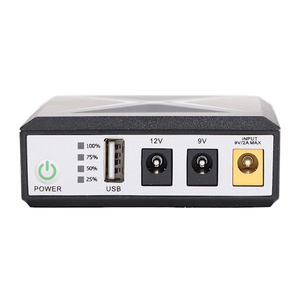 Mini UPS Batteribackup 10400mAh för Avbrottsfri Strömförsörjning av Övervakningskameror och Routers【HY】