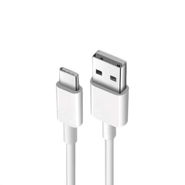 Snabbladdningskabel USB-C Extra Lång / Laddare 1-Pack Vit