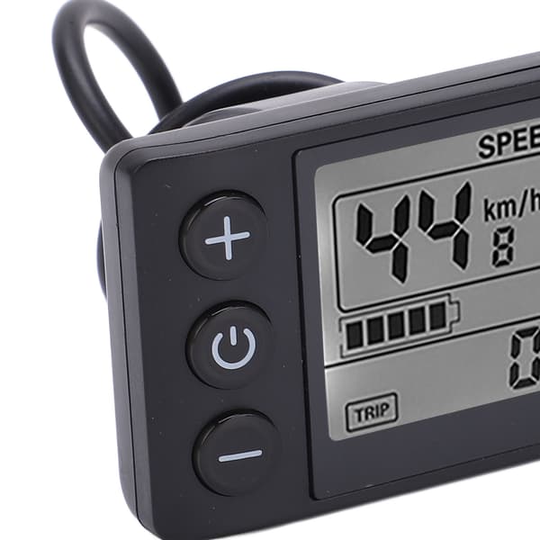 Elektrisk cykel S866 LCD-displaymätare 24V 36V 48V kontrollpanel med vattentät kontakt-FX-