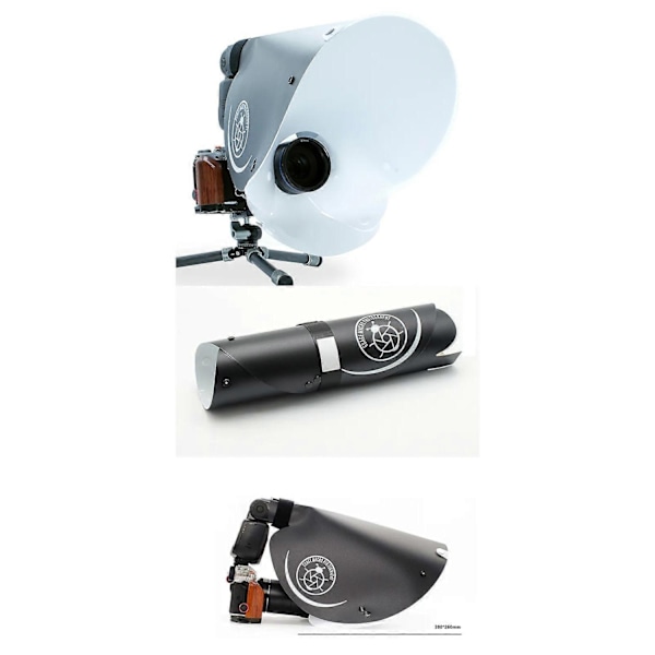 Makro Diffuser Reflektor Mjukt Ljusskydd Kompatibelt med Canon 100 Sony 90 Nikon 105 Objektiv NYTT-Perfek‘-UU- Large Reflector