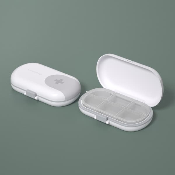 Pilleboks, brettbeholderorganisator, pilleboks reise-FX-