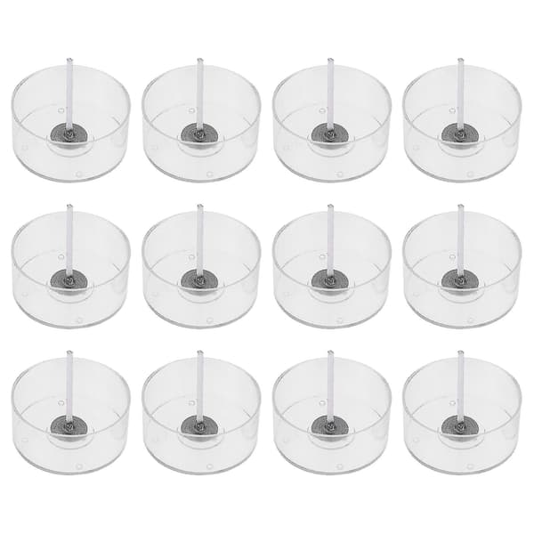 100 stk. runde silikoneforme til lysfremstilling, væge, tomme fyrfadslys, te-lysglas-FX-