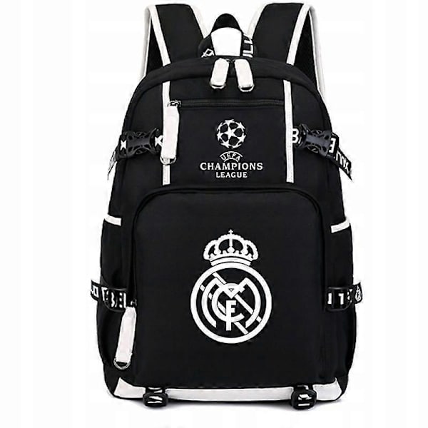 Real Madrid Mbappé Waterproof Kids Backpack A4 Large Capacity-FX-