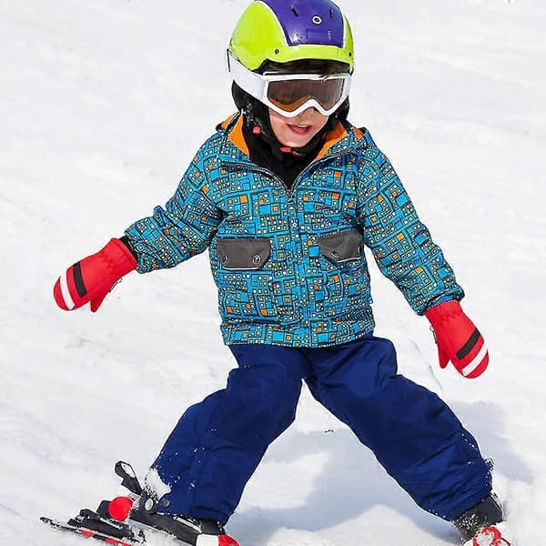 Vinter Børn Snehandsker Unisex Vandtætte Skiluffer Vinter Varme Handsker-FX-