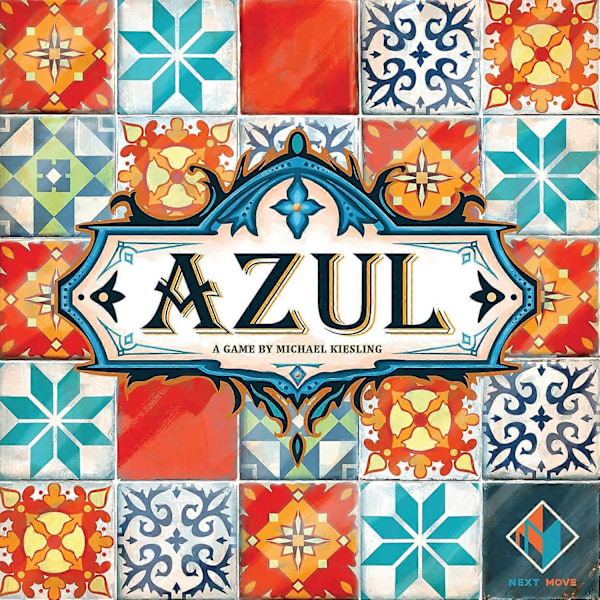 Azul Board Game | Strategy Game | Mosaic Tiles | Family Game for Adults and Kids | Ages 8+ | 2 to 4 Players | Medium