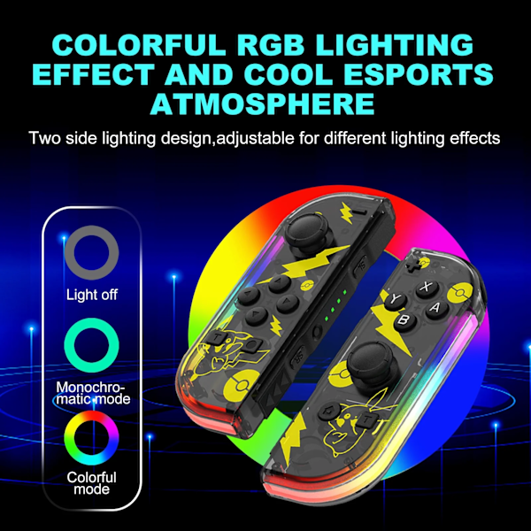 Black Gold Controller (L/R) Compatible with Nintendo Switch Controller-FX-