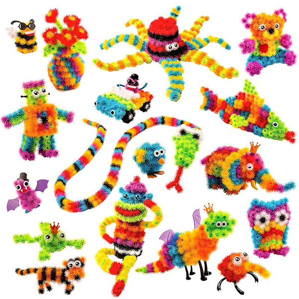 400 kpl Piikkipallo 3D-malli Rakennuspalikat Taikapallero DIY-kokoamislelut Lapsille Lahjat‘-PO- 400pcs with box