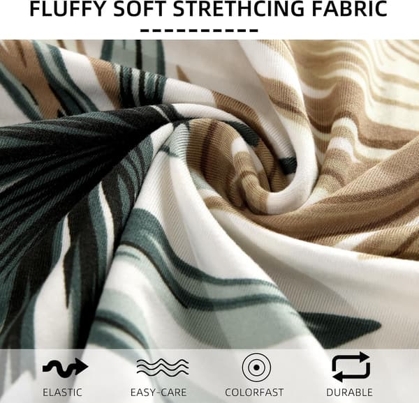 4-pack julstolsöverdrag stretch avtagbar tvättbar matsal blommönster Flower Pattern-FX- Flower Pattern 4