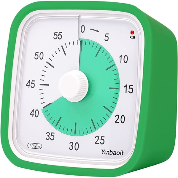 Visuell Timer 60min - klassrumsskola för barn-FX- green