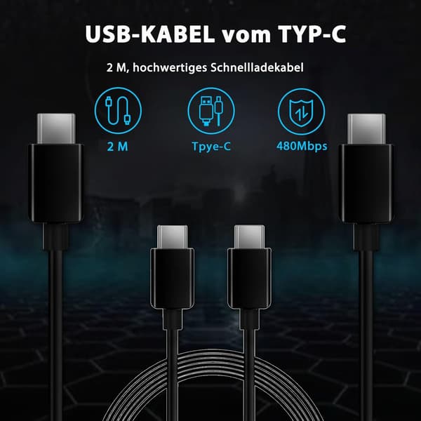 45W USB-C hurtigopladerblok med kabel til Samsung Galaxy S24 S23 iPhone 15 iPad-FX-