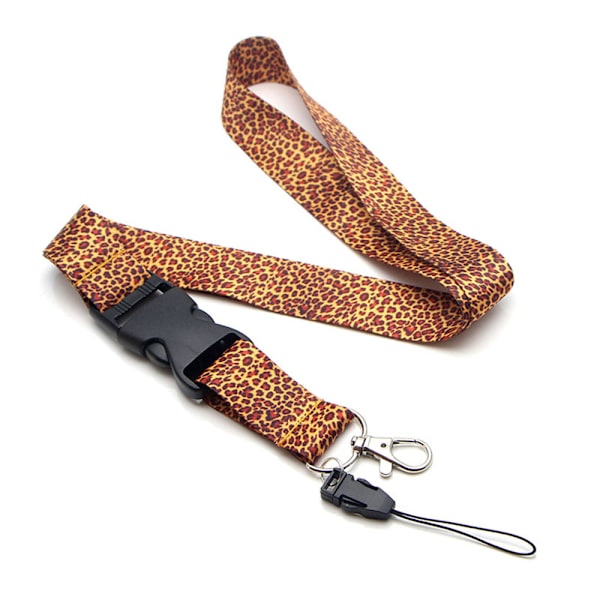 Practical Durable Leopard Lanyard-FX-