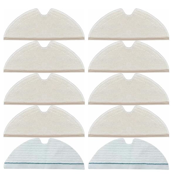 10 stk. moppepuder til Q5 Pro/Q8 Max/Q8 Max+//+/ Max/ MAX+/S5/S50/S51/S55/S5 MAX robotstøvsuger-FX-