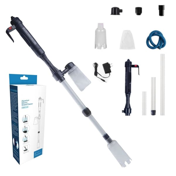 4-i-1 Elektrisk Akvarium Grusrenser og Vannskifter-FX-