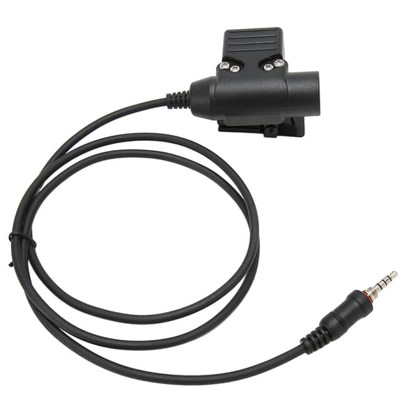 Walkie Talkie Headset-adapter Trycktyp Kompakt säker anslutning för Yaesu Vertex VX-6R VX-7R VX-6E VX-7E-FX-