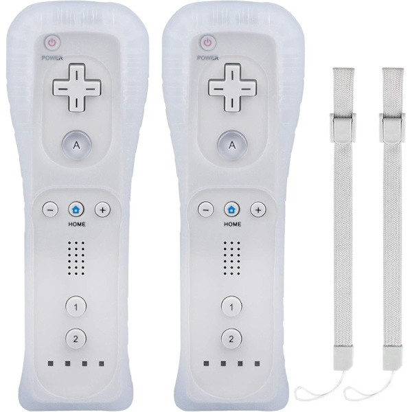 Wii Remote-kontroll med silikonfodral - 2-pack