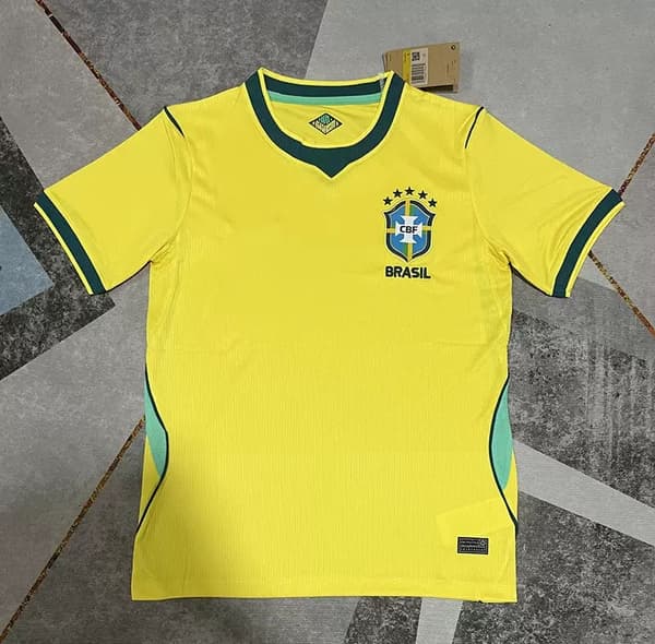 VM 2026 Brasilien Hjemmefodboldtrøje+shorts+strømper Intet Nummer-FX- No Number L