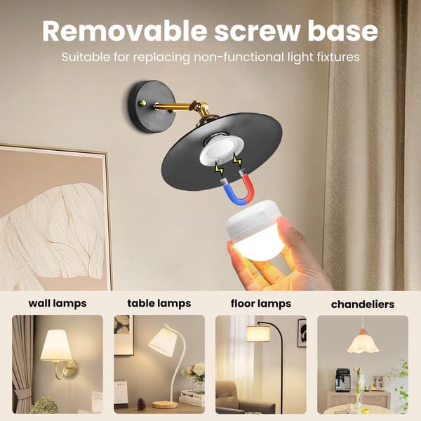 USB Genopladelig E27 LED Pære med Fjernbetjening & Timer-FX-