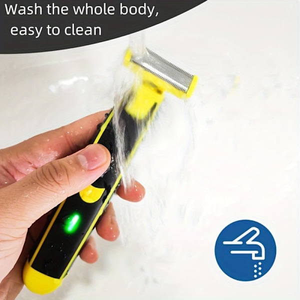 Philips Norelco OneBlade 360 Ansigt + Kropp Hybrid Elektrisk Rakapparat och Skäggtrimmer för Män med 5-i-1 Ansiktsstubbkamma och Kroppshårstrimmer Kit