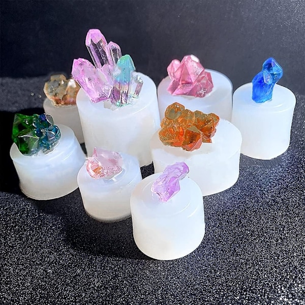 Formkristallformar Set Resin Silikon