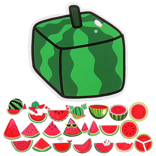 50 stk Sommer Vannmelon Klistremerker Fest Frukt Klistremerker Søte Vannmelon Klistremerker Bursdagsfest Klistremerker【HY】