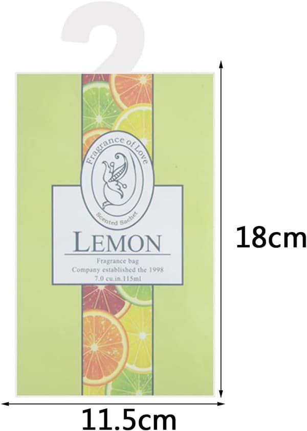 Scented Sachets, 6-pack, Natural Moth Repellent, Lavender Sachets, Hanging Wardrobe Freshener-FX-