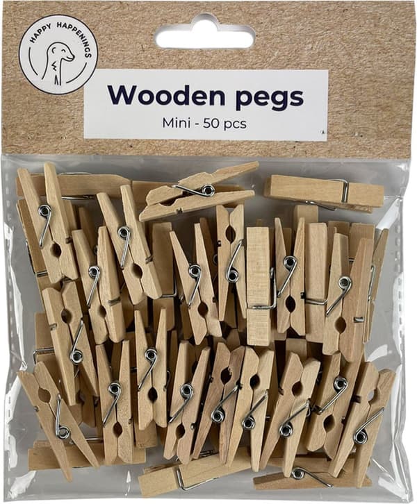 Mini træklemmer til hobbyprojekter, fotos og dekoration