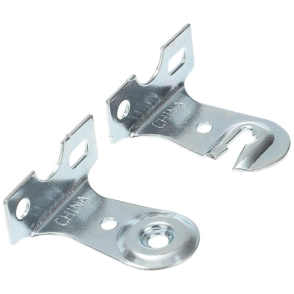 2 Set Roller Blind Brackets Household Curtain Accessories Roller Blind Fittings Silver-FX- Silver 3.50X2.50X0.50CM