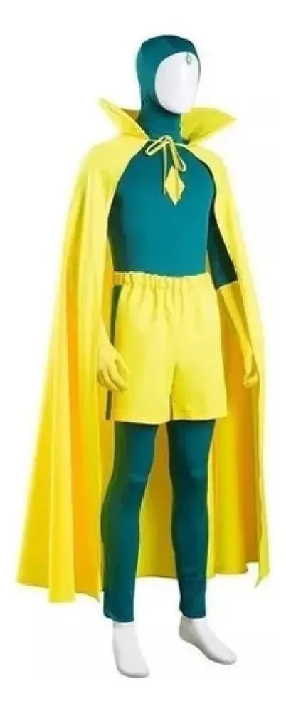 WandaVision Halloween Cosplay Kostym i Gul-FX-