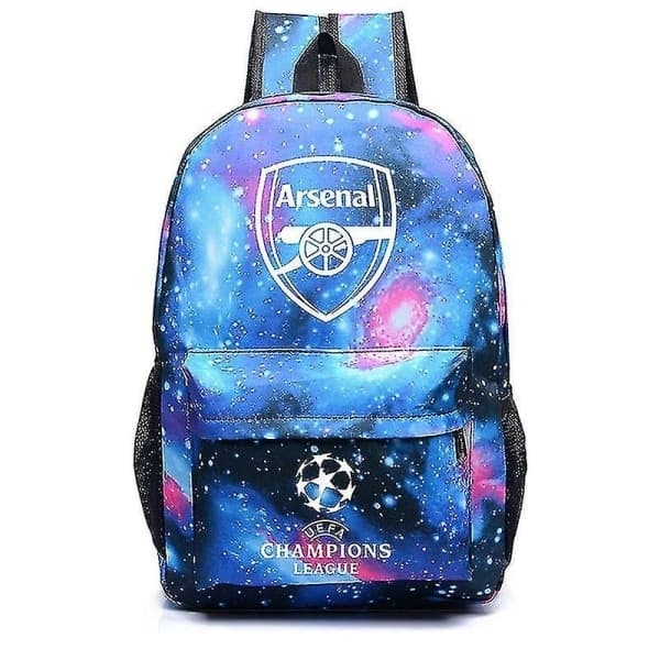 Star Arsenal Champions League Backpack Fan Backpack Student School Bag Storage Bag-FX-