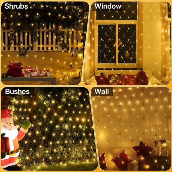 Utendørs LED-lyslenker IP67 Vanntett 200 LED-er 3 meter Varmhvit-FX-