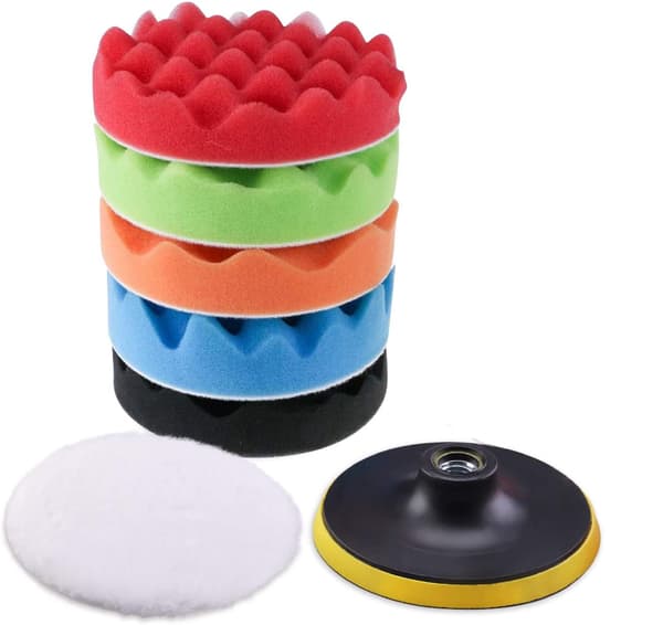 SunTop 125mm/5 tums bilpoleringssvamp, poleringstillbehör-FX-