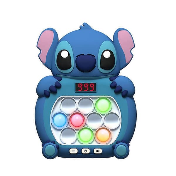 HET Stitch Mickey Quick Push Spelkonsol Uppgraderad Fingertoppstryck Tävling Kläm Stressavlastande Leksaker för Barn-FX-
