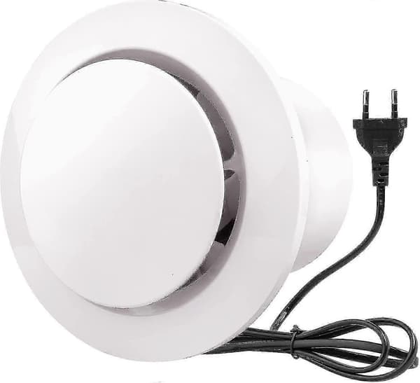 4 tommer høj luftstrømsudsugningsventilator 130m³/t - Energieffektiv med kontraventil-FX-