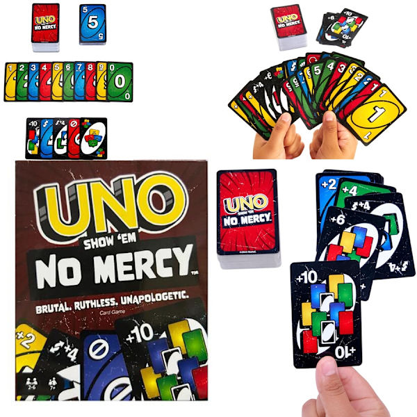 No Mercy Uno kortspel-FX-