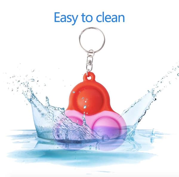 5-pak Single Dimple, MINI Pop it Fidget-legetøj til fingrene / Toy-FX-