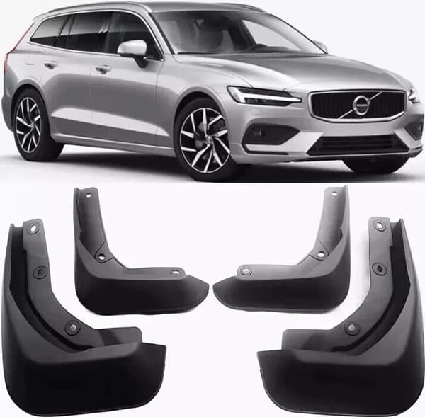 Kompatibelt støbt stænklapsæt til 2019-2024 Volvo V60 Stationcar[CH]-FX-