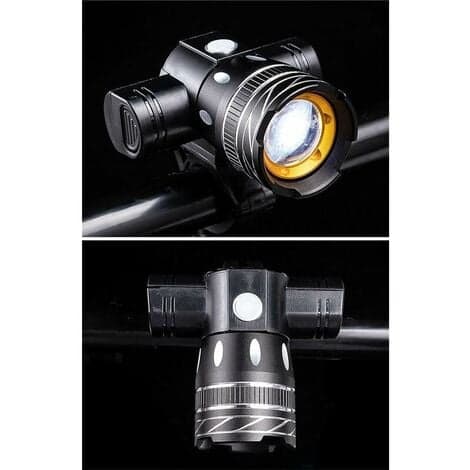 Oppladbar 5000 Lumen Sykkellykt, Vanntett LED Hodelykt i 6 Timer-FX-