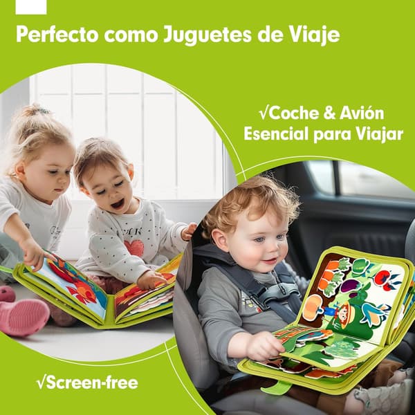 Montessori aktivitetsbok for 1-3-åringer - 20 interaktive leker-FX-