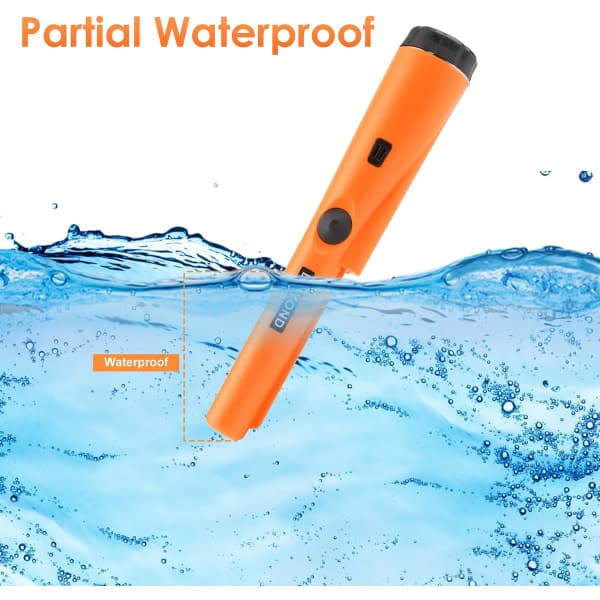 Metal Detector Pinpointer, Professional Waterproof Handheld, ZQKLA-FX-