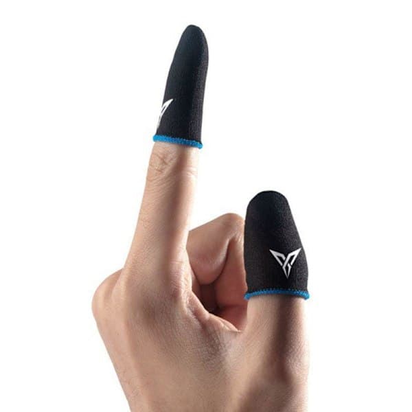 4-pak - Fingerbeskyttelse med touchfunktion - Mobilspil Sort-FX-