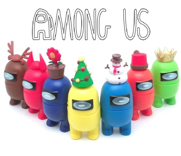 7-pak Among Us-figurer (8-10 cm)
