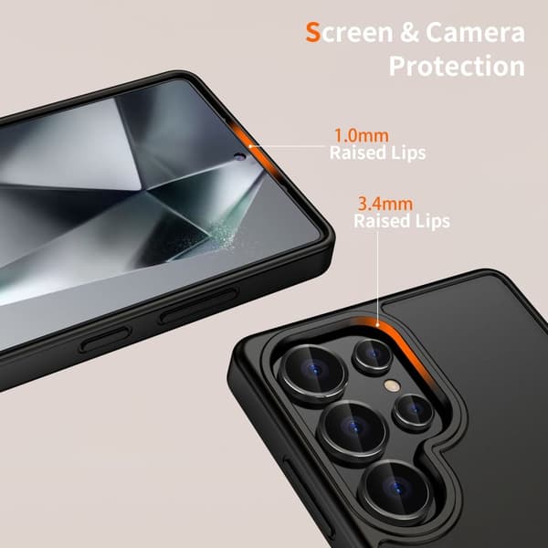 Tech-Protect Galaxy S25 Ultra Kuori MagMat Matta Musta-FX-