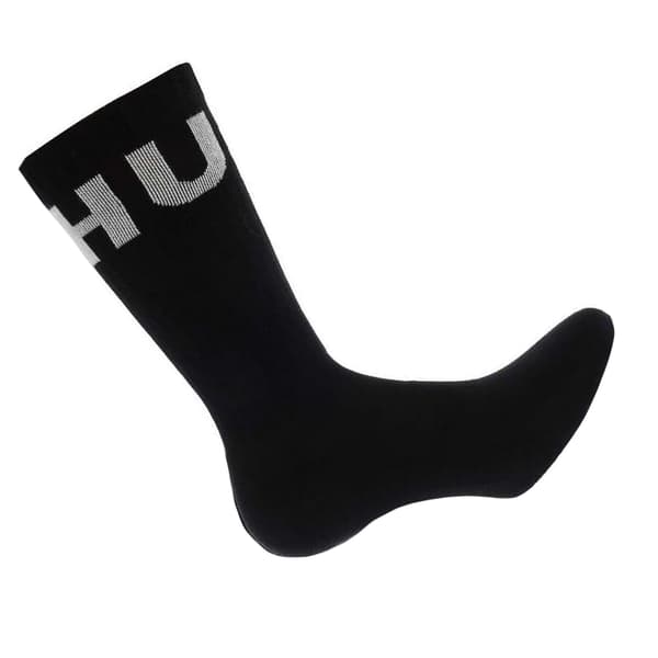 Hugo Unisex Voksen Ikoniske Kontrast Logo Strømper (3-pak) 5 -8 Sort{YDE}-FX-