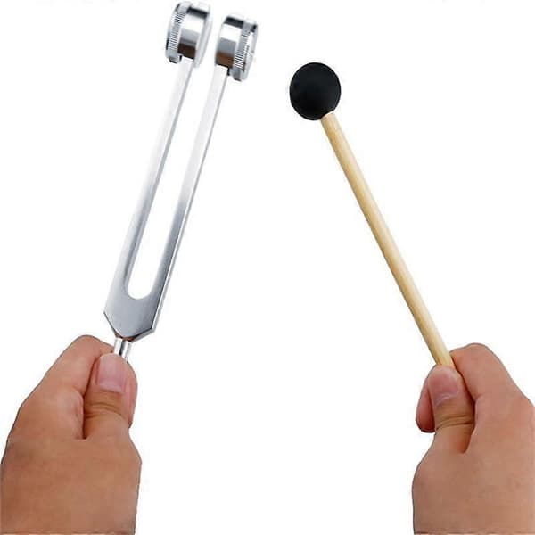 128Hz viktad stämgaffel för ljudterapi, bioakustiskt läkande instrument-FX-
