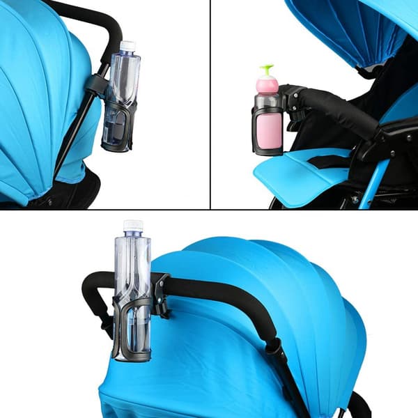 Kopholder til klapvogn, cykel, universal drikkeholder til klapvogn, cykel, kørestol, rollator, scooter-FX-