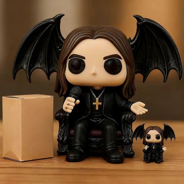 Ny POP! Moment Ozzy Osbourne The Final Show Skrivebordsdekorativ figur Samleobjekt Gave-FX-