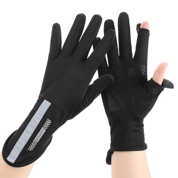 Damehansker Sykling UV-beskyttelse Sommer Anti-solbrent Tynn A-FX-