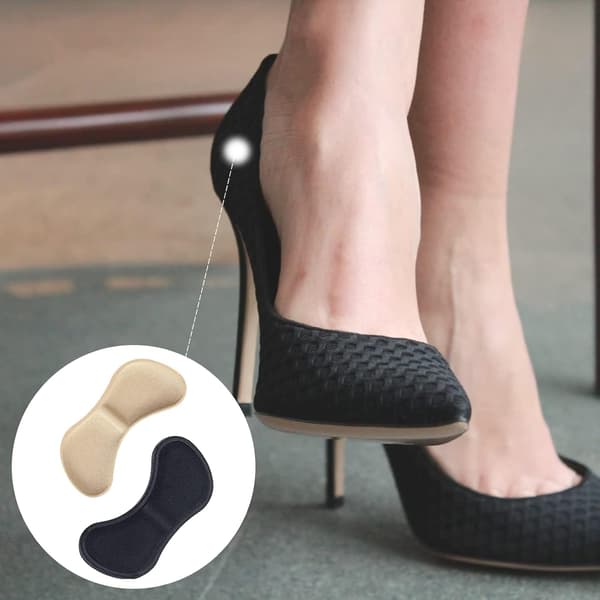 8 par skoinnlegg forhindrer gnagsår med gummiert hæl-FX-