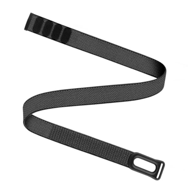 Nylon Armband Compatible with Google Fitbit Air - for Upper Arm During Exercise, Extended 430mm with Velcro, Breathable and Adjustable Black-FX- Black 26